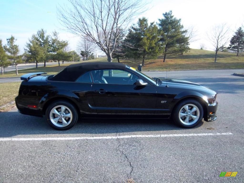 2007 Mustang GT Premium Convertible - Black / Dark Charcoal photo #25