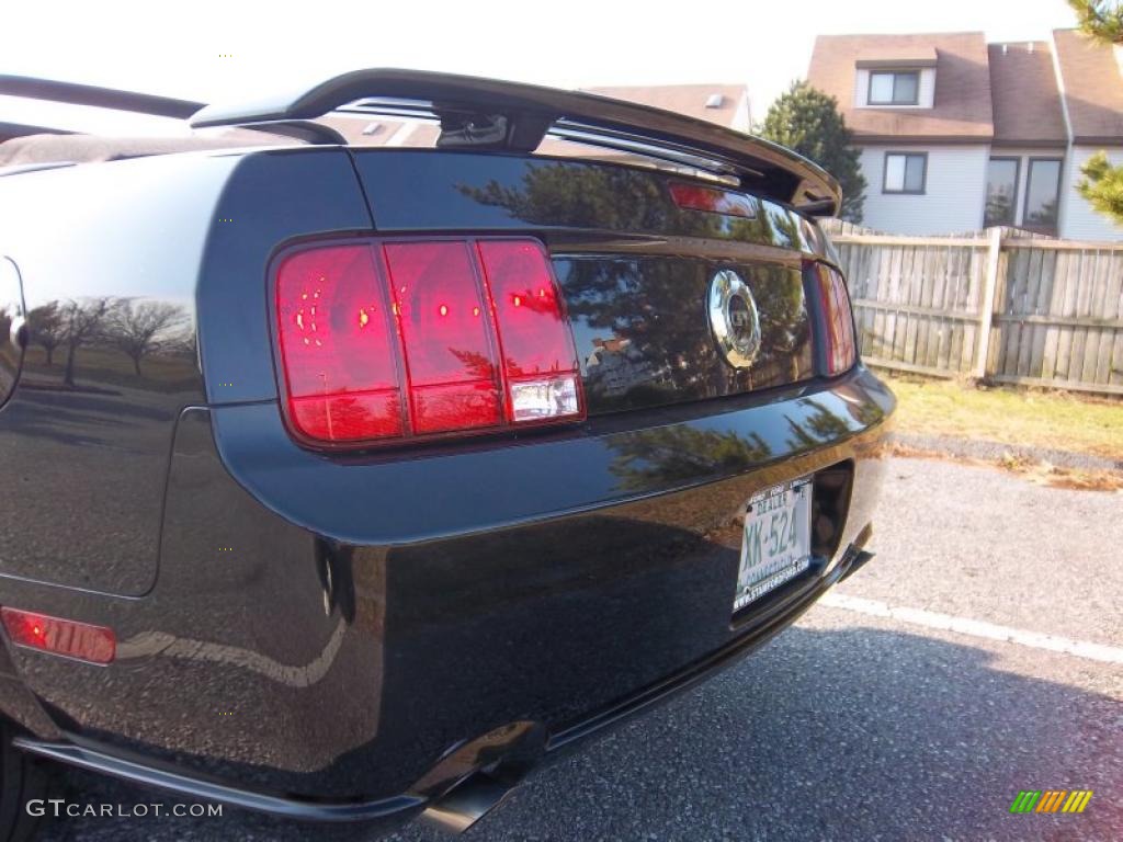 2007 Mustang GT Premium Convertible - Black / Dark Charcoal photo #33