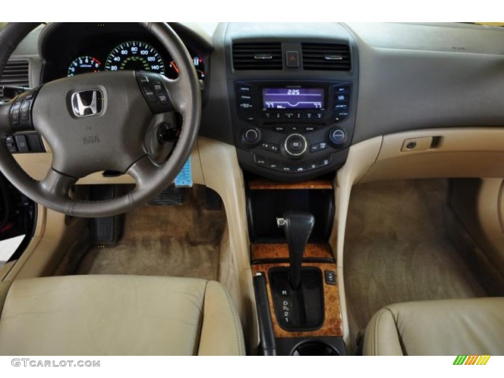2003 Accord EX V6 Sedan - Nighthawk Black Pearl / Ivory photo #5
