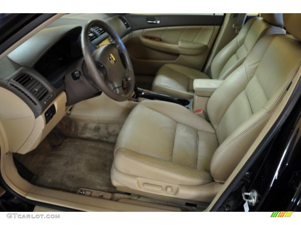 2003 Accord EX V6 Sedan - Nighthawk Black Pearl / Ivory photo #12
