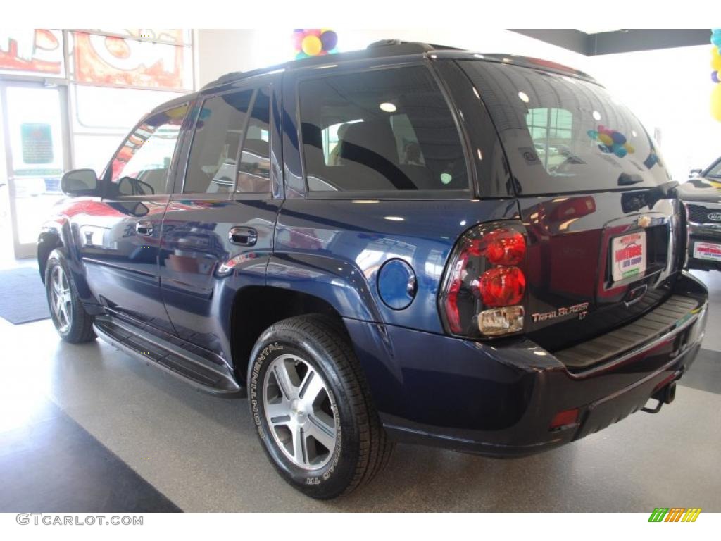 2008 TrailBlazer LT 4x4 - Imperial Blue Metallic / Ebony photo #3