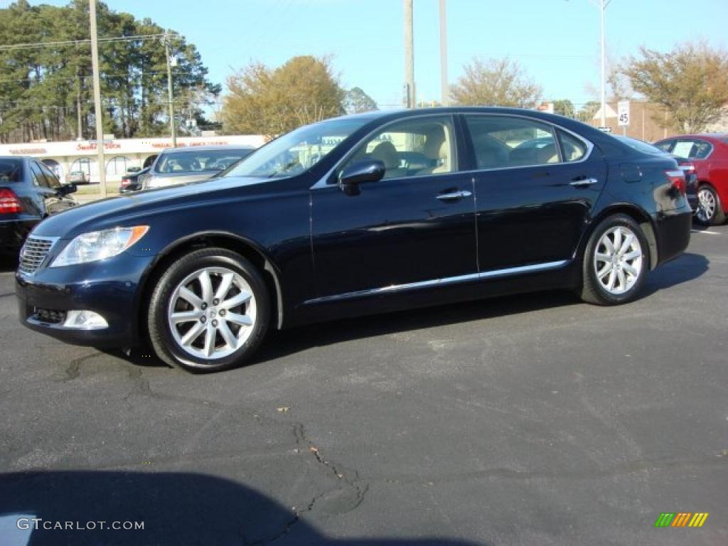 Black Sapphire Blue Pearl 2009 Lexus LS 460 L AWD Exterior Photo #46900433