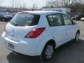 2010 Fresh Powder White Nissan Versa 1.8 S Hatchback  photo #2