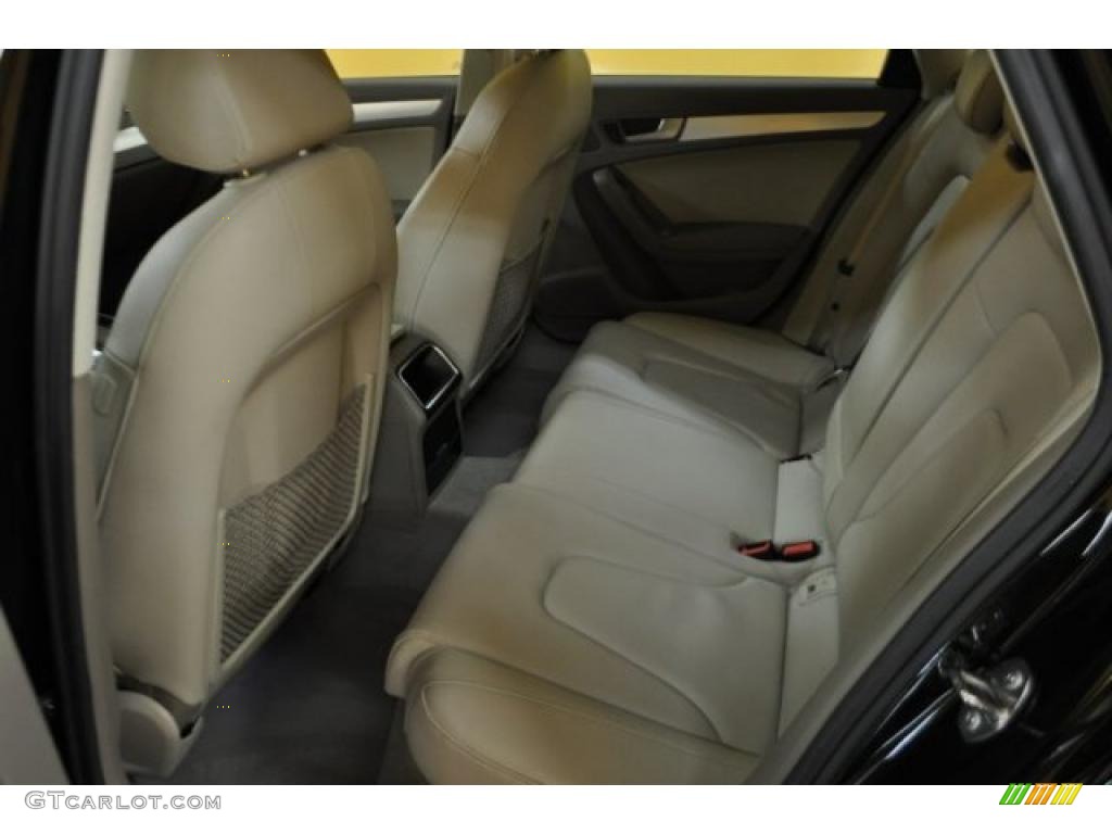 Cardamom Beige Interior 2009 Audi A4 2.0T Sedan Photo #46901906