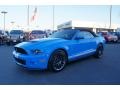 2011 Grabber Blue Ford Mustang Shelby GT500 SVT Performance Package Convertible  photo #6