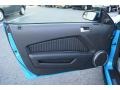 2011 Ford Mustang Charcoal Black/White Interior Door Panel Photo