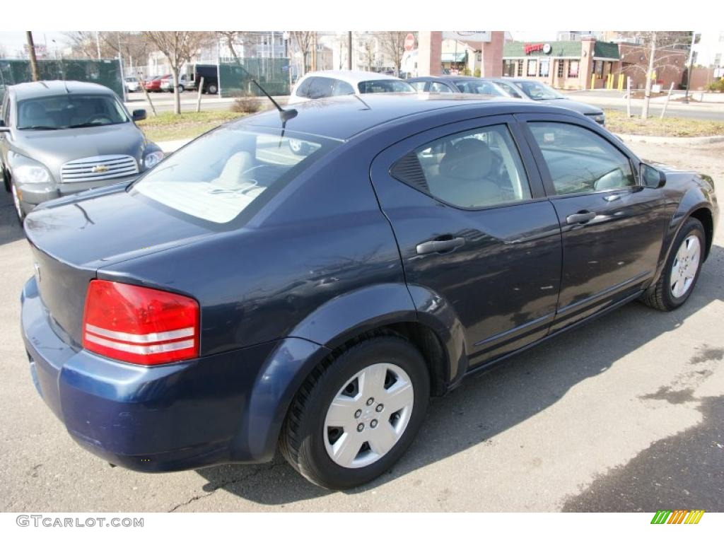 2008 Avenger SE - Modern Blue Pearl / Dark Khaki/Light Graystone photo #4