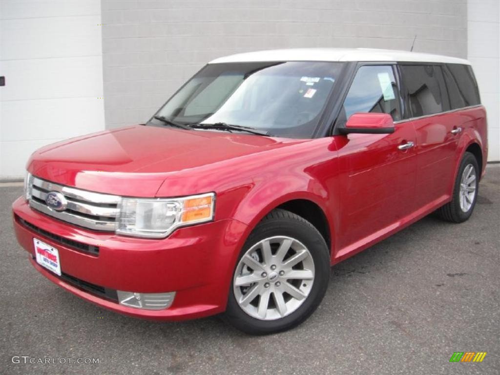 Red Candy Metallic 2011 Ford Flex SEL AWD Exterior Photo #46903574