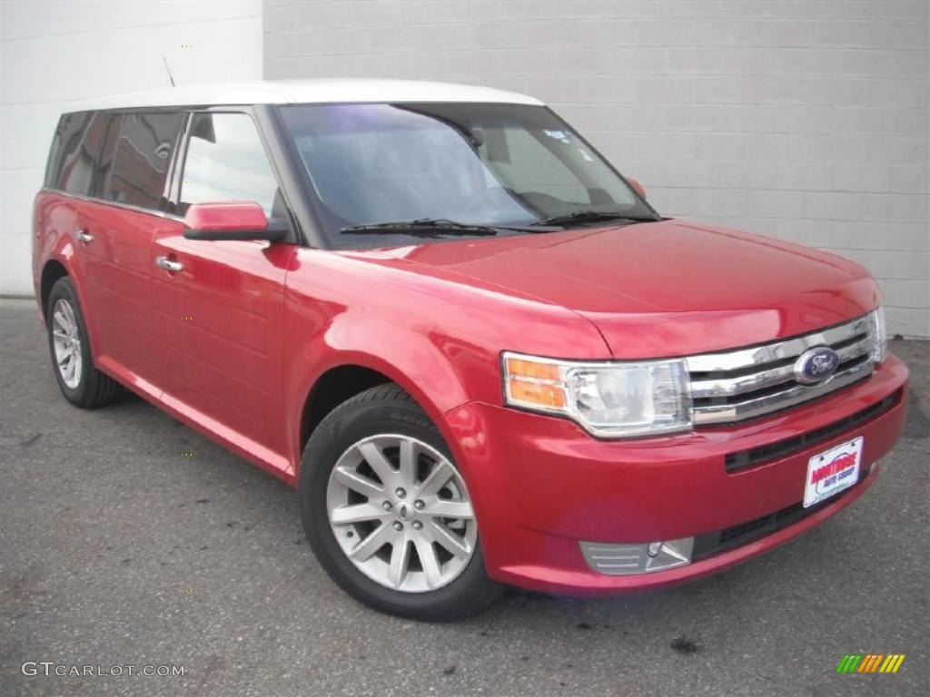 Red Candy Metallic 2011 Ford Flex SEL AWD Exterior Photo #46903586