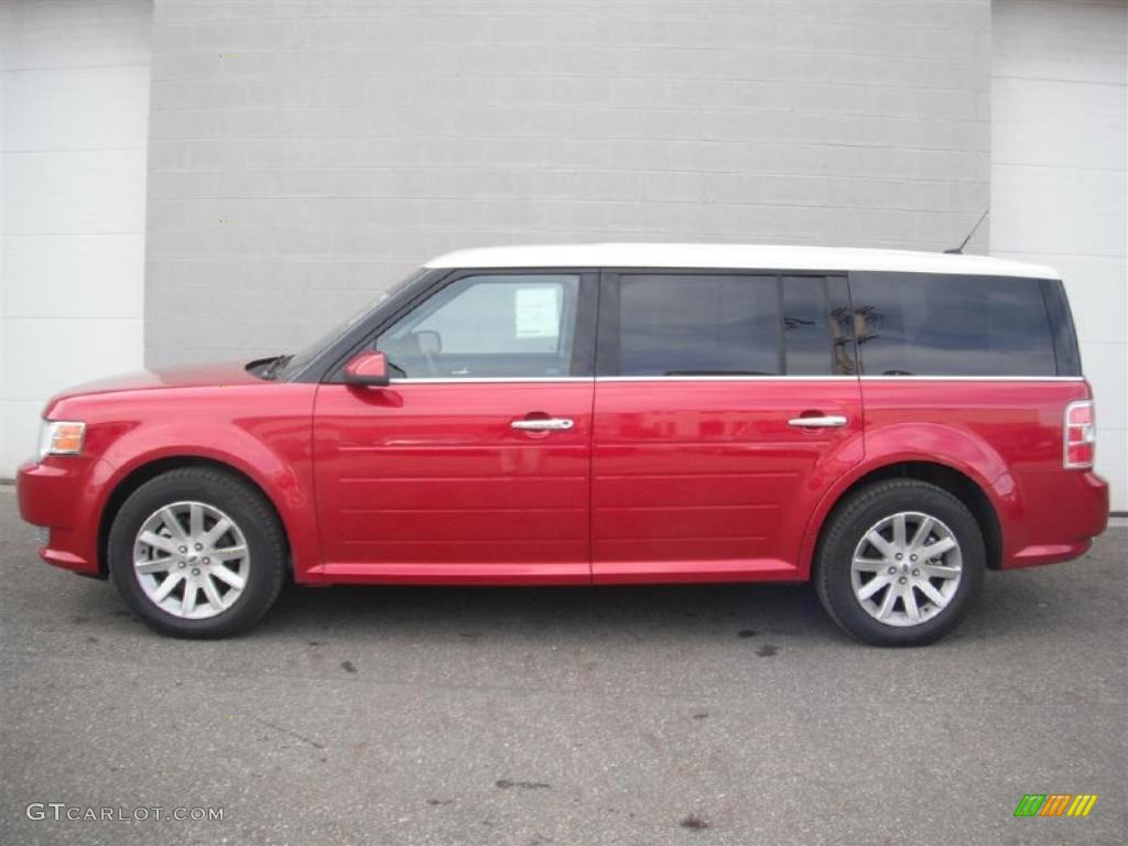 Red Candy Metallic 2011 Ford Flex SEL AWD Exterior Photo #46903604