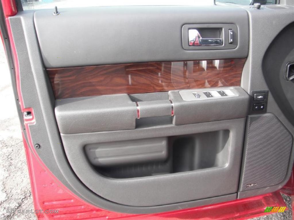 2011 Ford Flex SEL AWD Charcoal Black Door Panel Photo #46903847