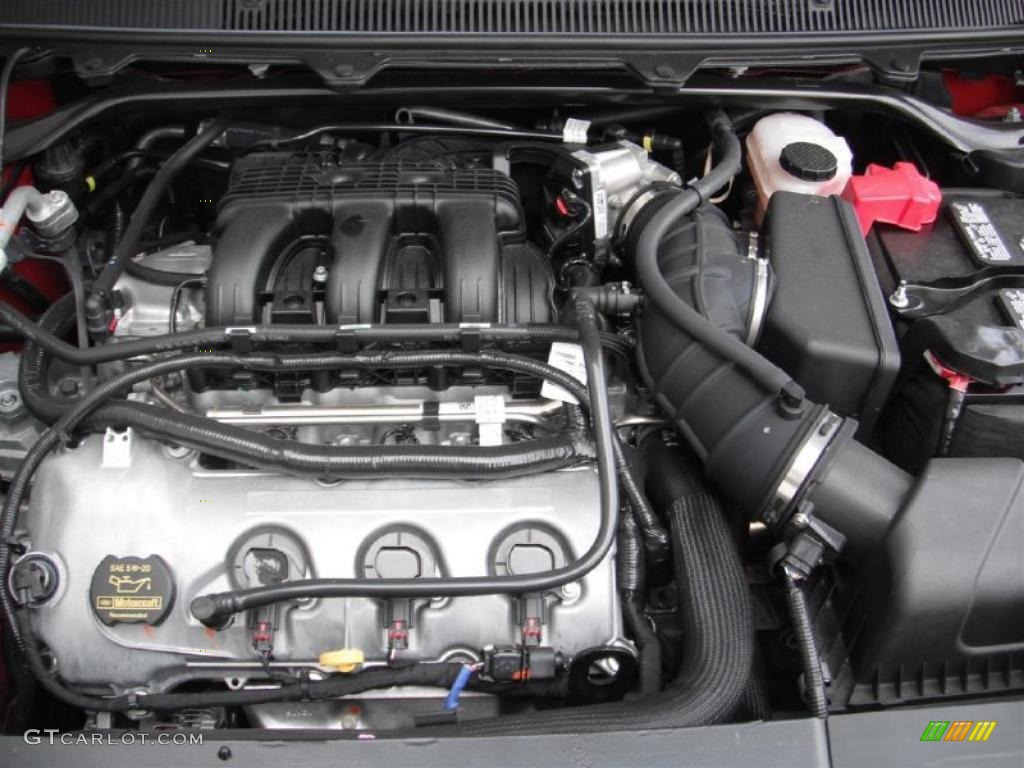 2011 Ford Flex SEL AWD 3.5 Liter DOHC 24-Valve VVT Duratec 35 V6 Engine Photo #46904030