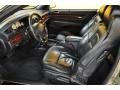 Black 2003 Chrysler Sebring Limited Convertible Interior Color