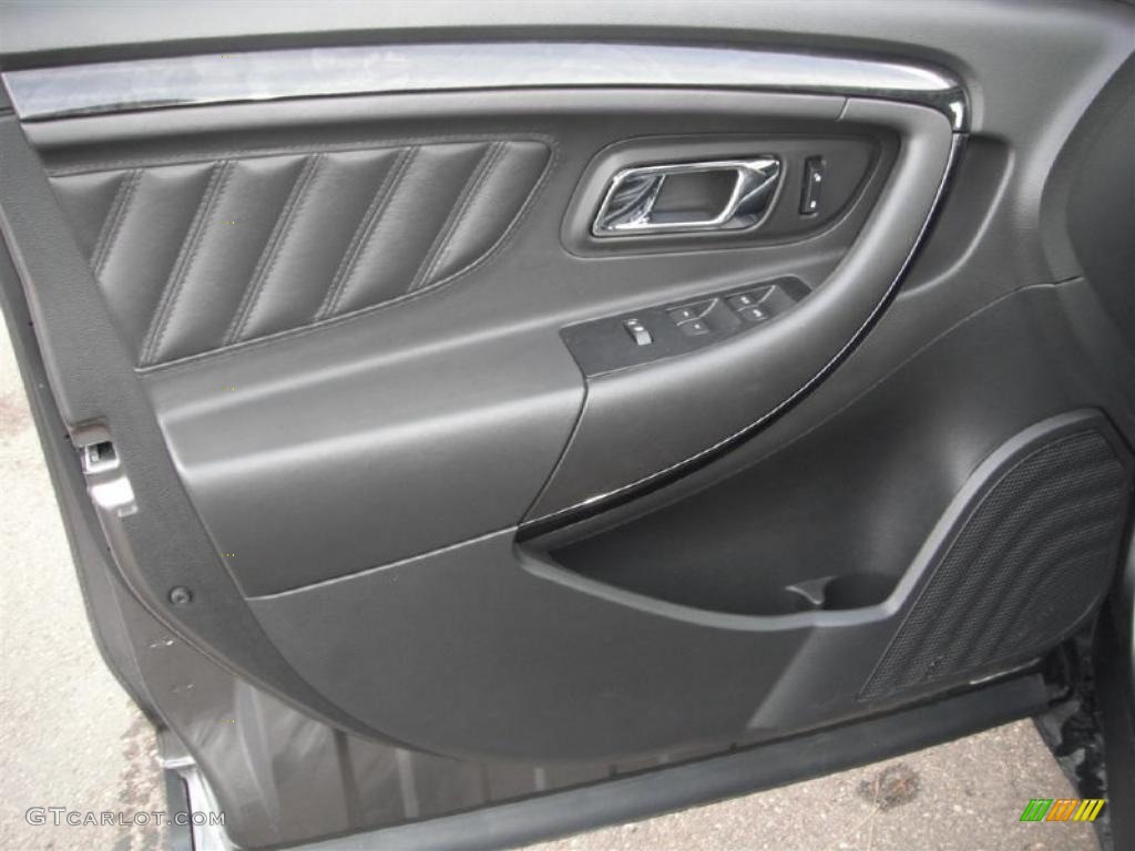 2011 Ford Taurus Limited Charcoal Black Door Panel Photo #46904447