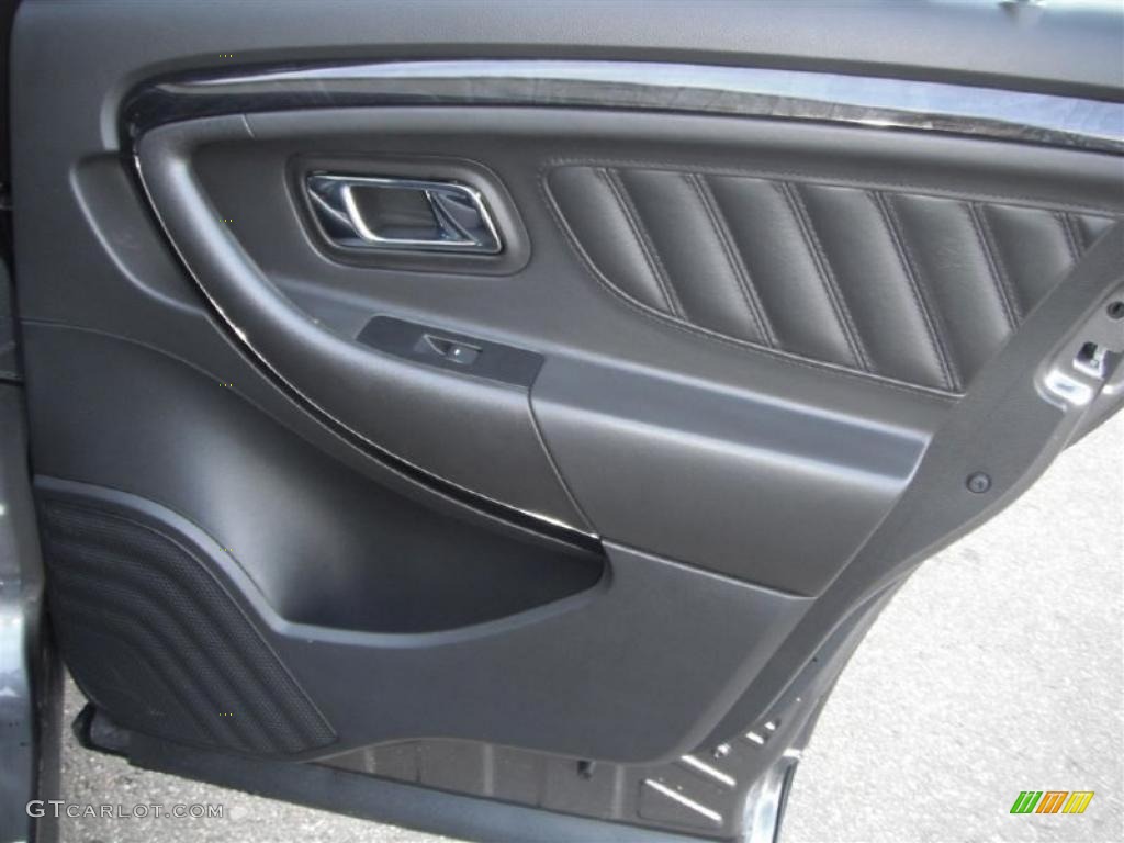 2011 Ford Taurus Limited Charcoal Black Door Panel Photo #46904486