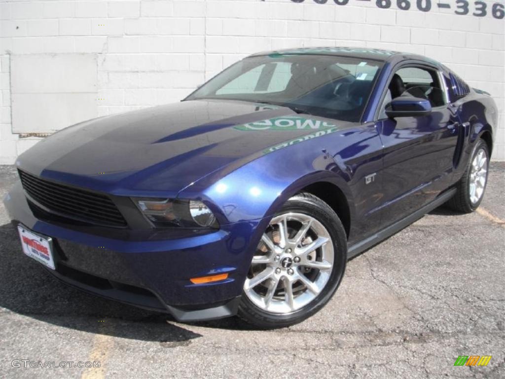 Kona Blue Metallic 2010 Ford Mustang GT Premium Coupe Exterior Photo #46905287