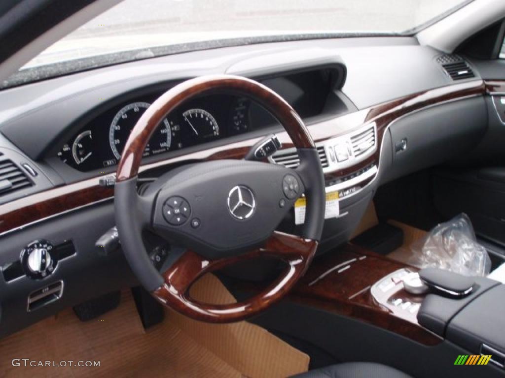 2011 Mercedes-Benz S 550 4Matic Sedan Black Dashboard Photo #46906547