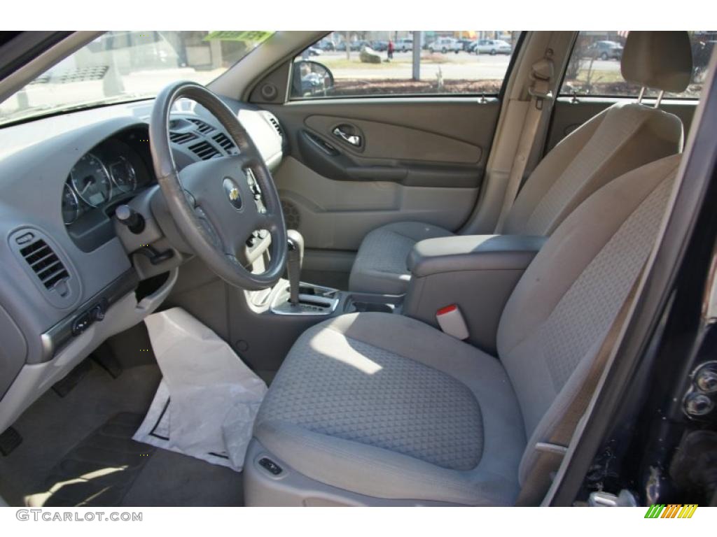 2007 Malibu LT V6 Sedan - Dark Blue Metallic / Titanium Gray photo #8