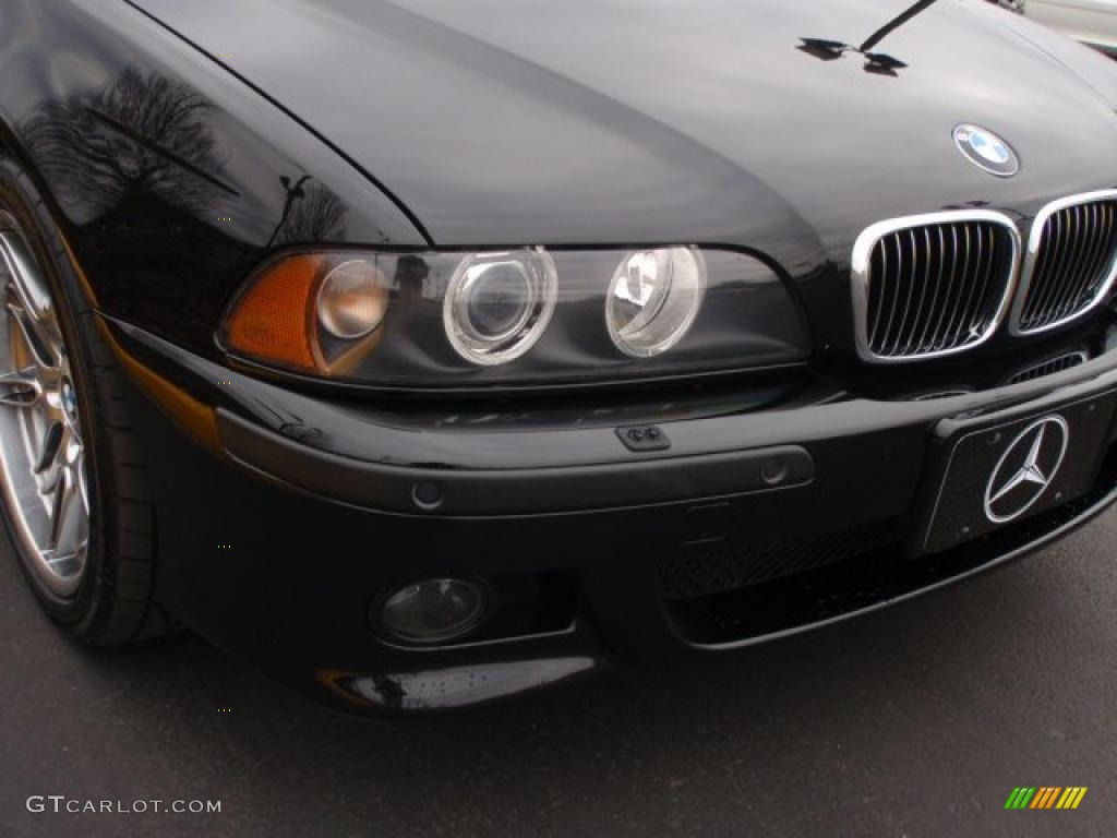 2003 M5 Sedan - Jet Black / Imola Red Nappa photo #4