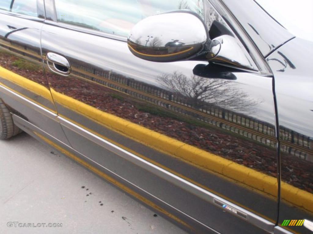 2003 M5 Sedan - Jet Black / Imola Red Nappa photo #6