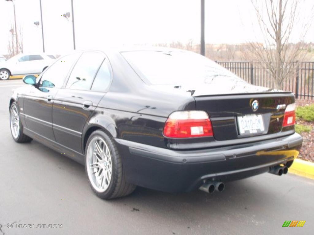 2003 M5 Sedan - Jet Black / Imola Red Nappa photo #9