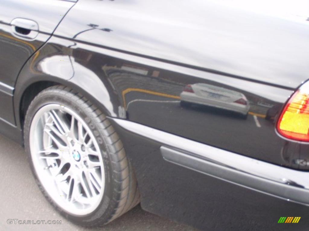 2003 M5 Sedan - Jet Black / Imola Red Nappa photo #10