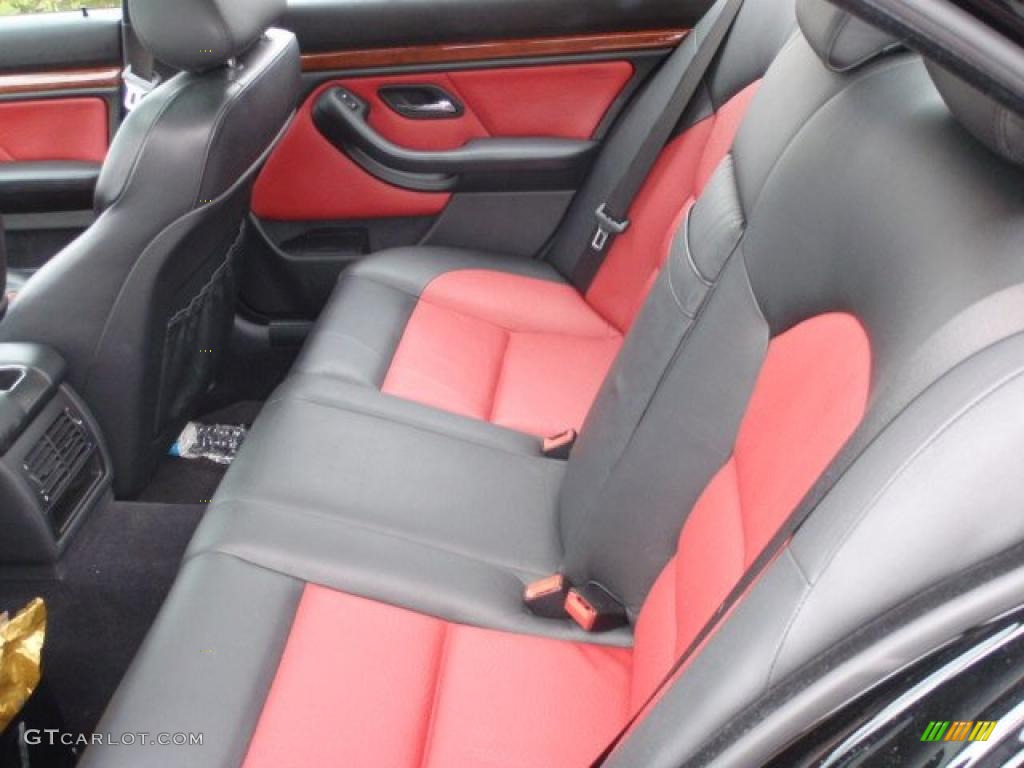 Imola Red Nappa Interior 2003 BMW M5 Sedan Photo #46906835