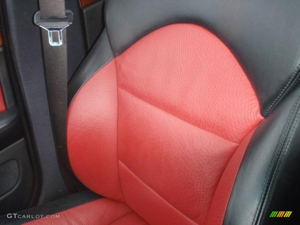 2003 M5 Sedan - Jet Black / Imola Red Nappa photo #29