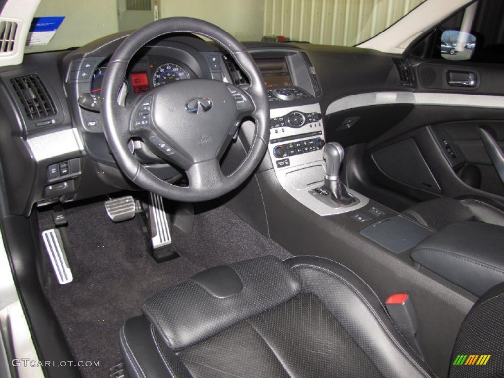 2008 Infiniti G 37 S Sport Coupe Graphite Dashboard Photo #46908275