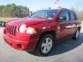 2008 Inferno Red Crystal Pearl Jeep Compass Sport  photo #2