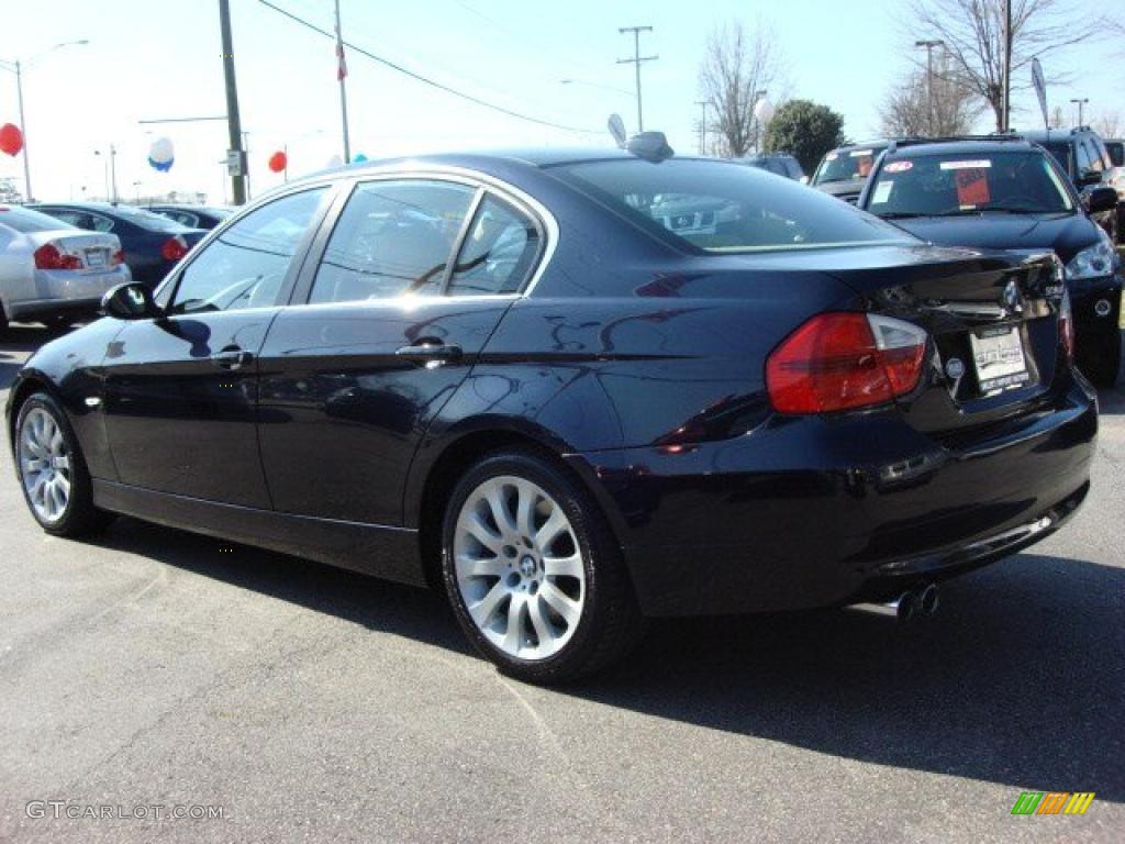 2006 3 Series 330xi Sedan - Monaco Blue Metallic / Beige photo #4