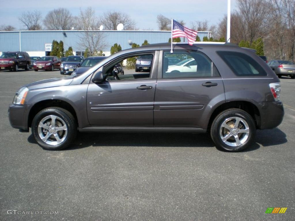 2007 Equinox LS - Granite Gray Metallic / Light Gray photo #4