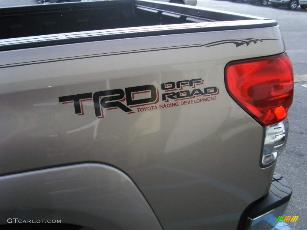 2007 Tundra SR5 TRD Double Cab - Desert Sand Mica / Black photo #6