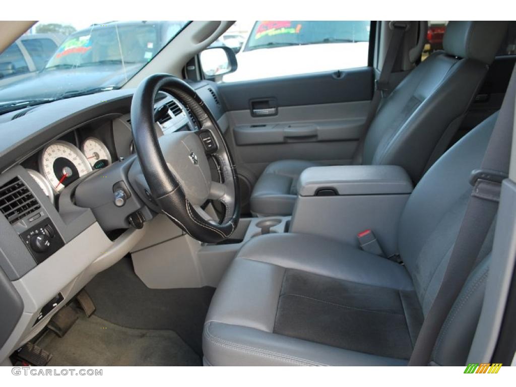Dark/Light Slate Gray Interior 2008 Dodge Durango Limited 4x4 Photo #46911629