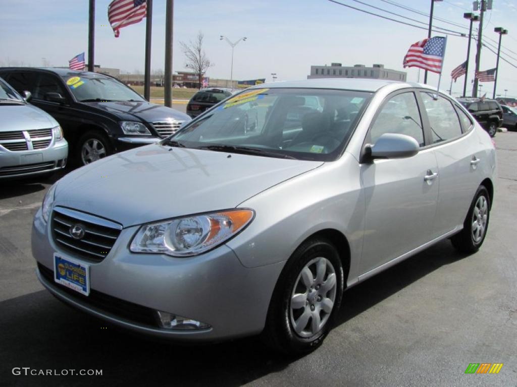 2009 Elantra GLS Sedan - Quicksilver / Gray photo #1