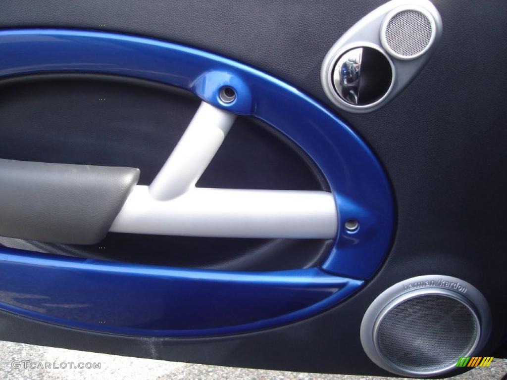 2007 Cooper S Convertible - Lightning Blue Metallic / Carbon Black/Black photo #20