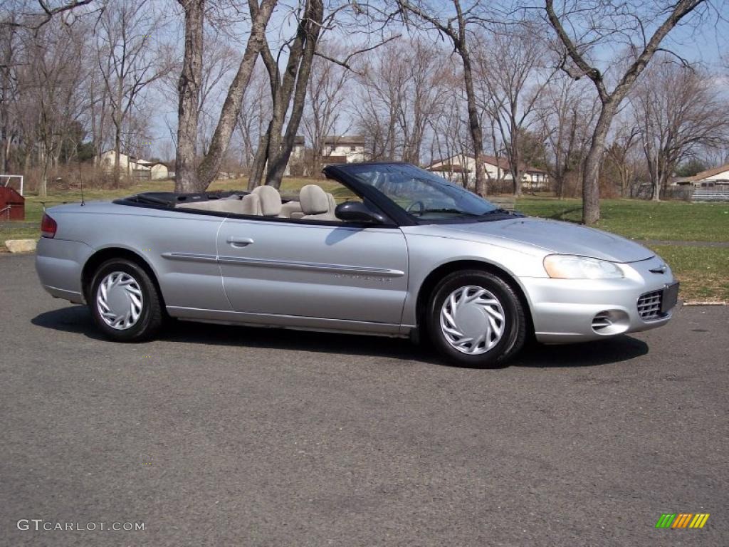 Bright Silver Metallic 2001 Chrysler Sebring LX Convertible Exterior Photo #46914083