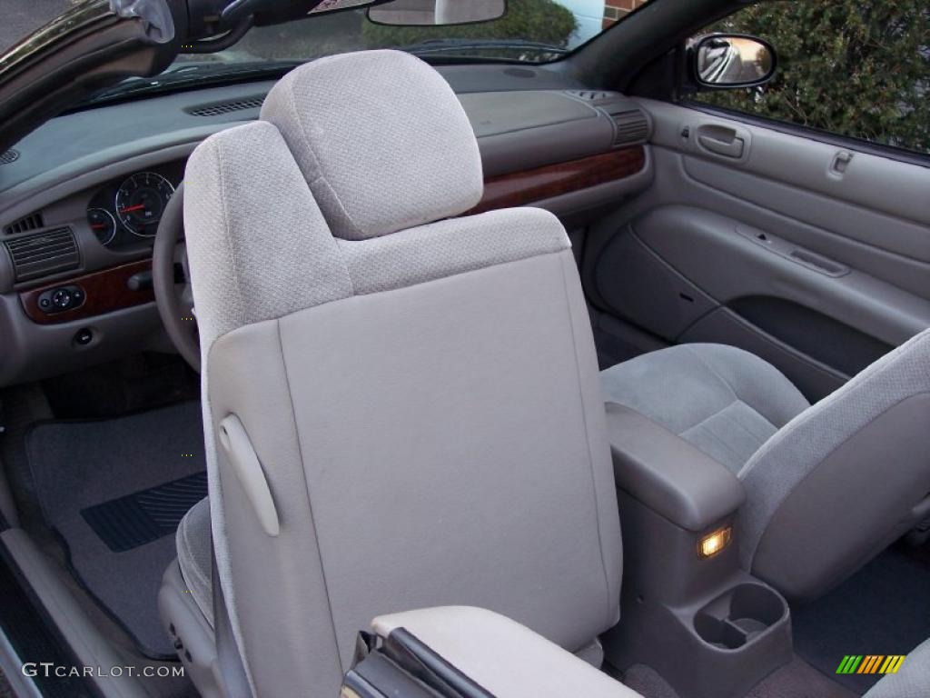 Sandstone Interior 2001 Chrysler Sebring LX Convertible Photo #46914443