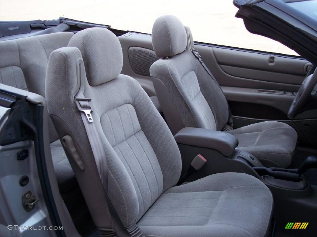 Sandstone Interior 2001 Chrysler Sebring LX Convertible Photo #46914491