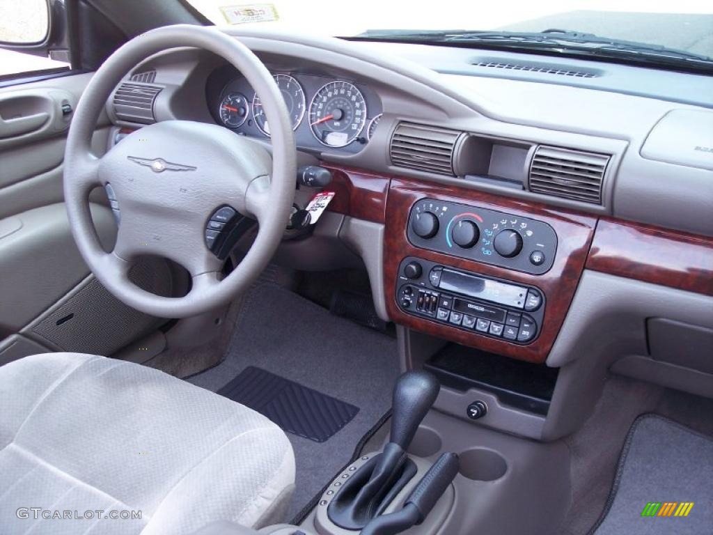 2001 Chrysler Sebring LX Convertible Sandstone Dashboard Photo #46914506