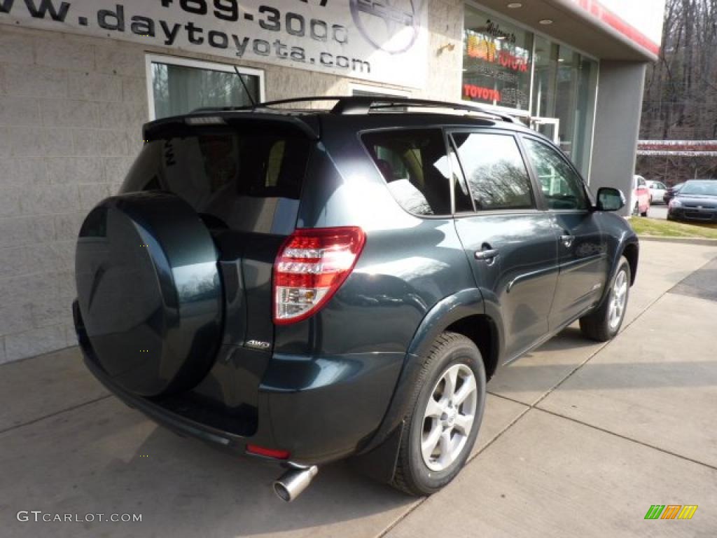 2011 RAV4 Limited 4WD - Black Forest Metallic / Sand Beige photo #2