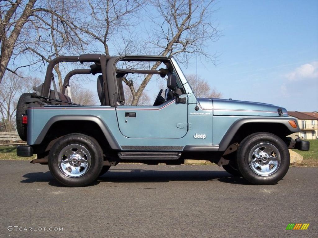 Gunmetal Pearlcoat 1999 Jeep Wrangler SE 4x4 Exterior Photo #46915661