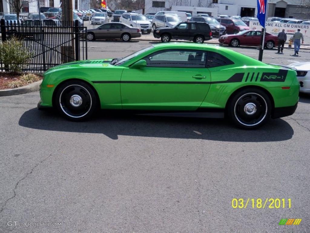Synergy Green Metallic 2011 Chevrolet Camaro NR-1 SS/RS Coupe Exterior Photo #46915715