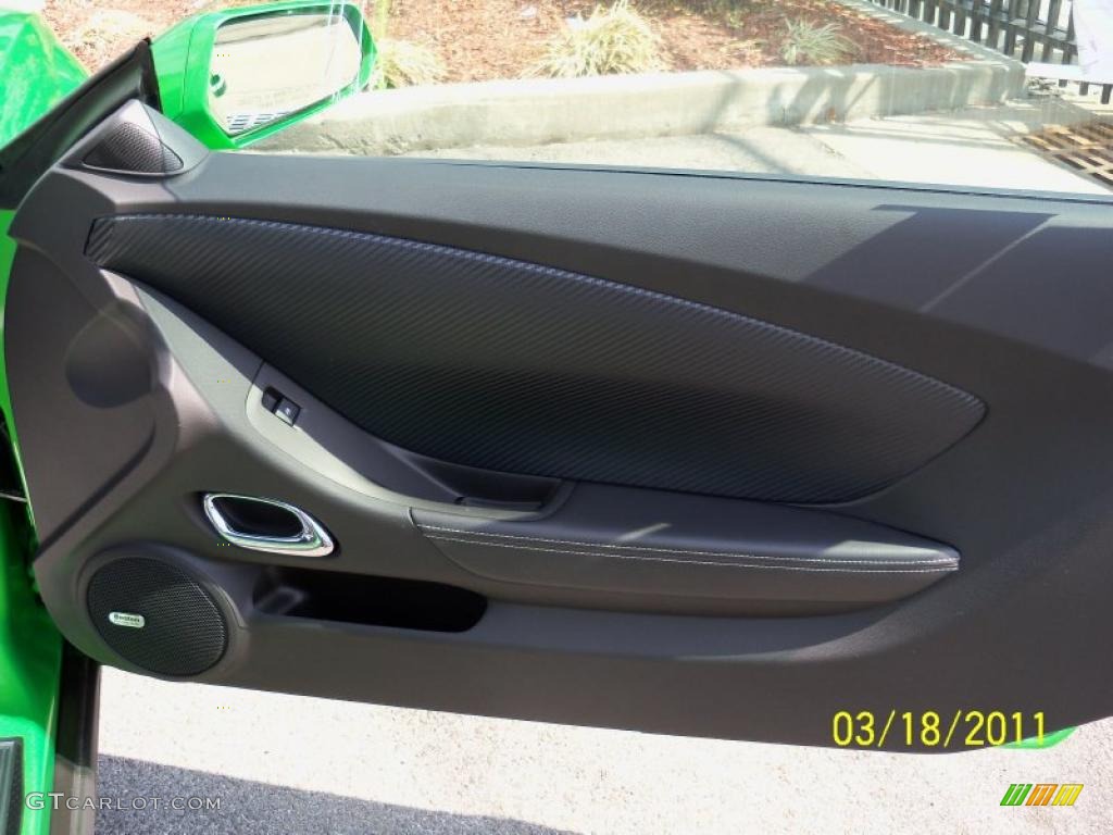 2011 Chevrolet Camaro NR-1 SS/RS Coupe Black Door Panel Photo #46915853