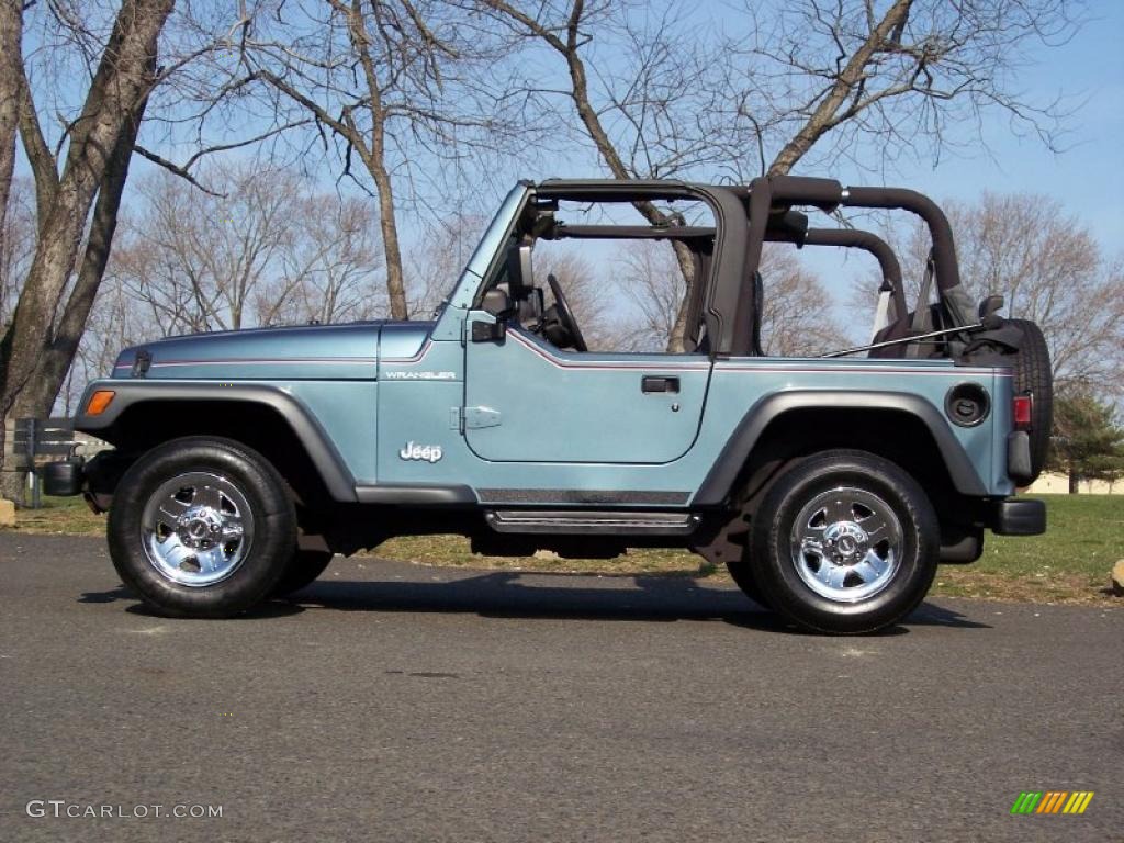 Gunmetal Pearlcoat 1999 Jeep Wrangler SE 4x4 Exterior Photo #46915901
