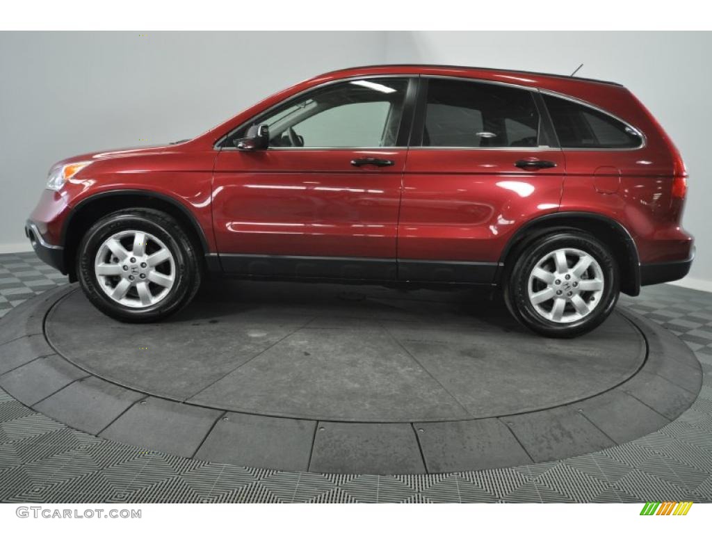 2008 CR-V EX 4WD - Tango Red Pearl / Gray photo #2