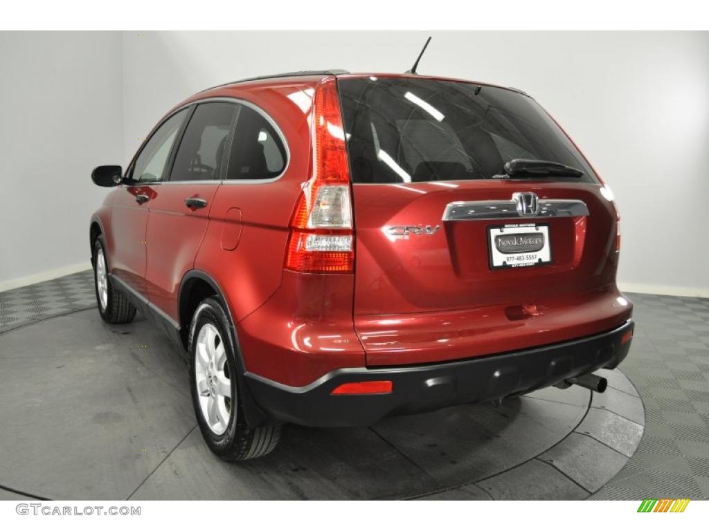 2008 CR-V EX 4WD - Tango Red Pearl / Gray photo #3