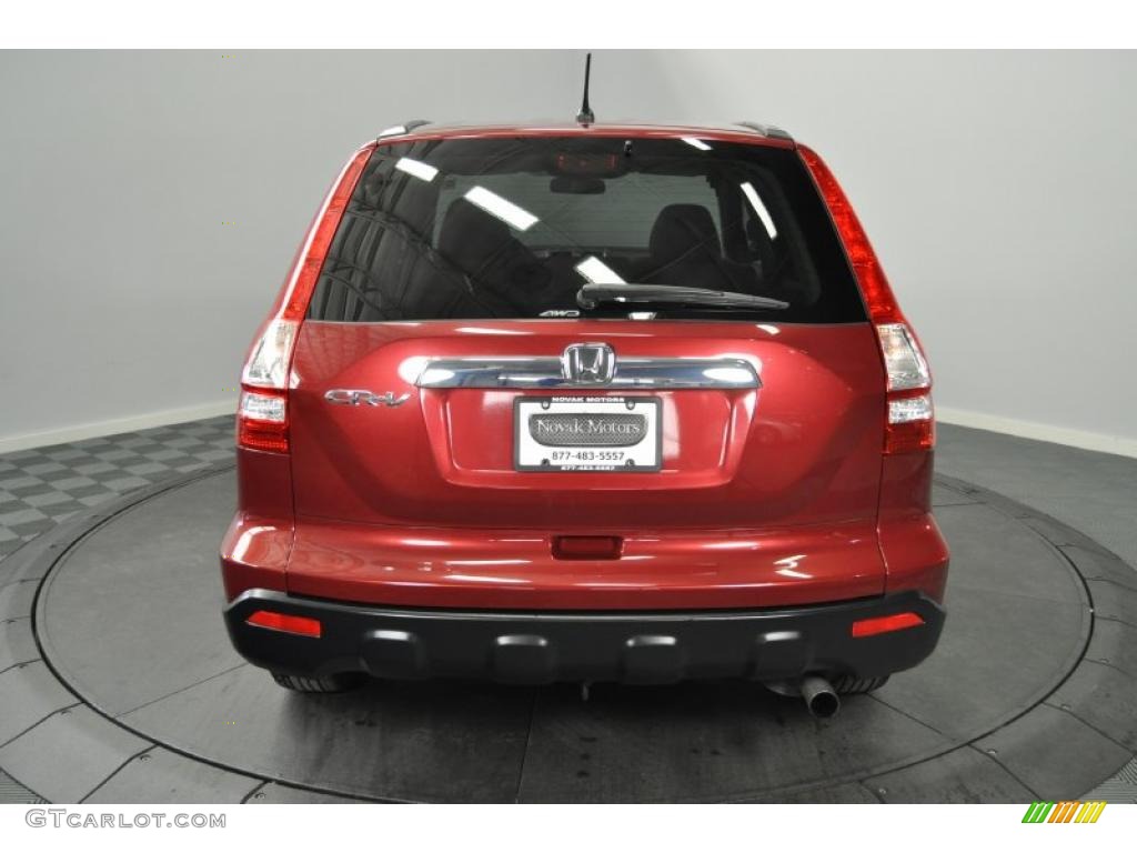2008 CR-V EX 4WD - Tango Red Pearl / Gray photo #4