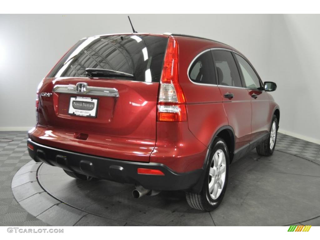 2008 CR-V EX 4WD - Tango Red Pearl / Gray photo #5
