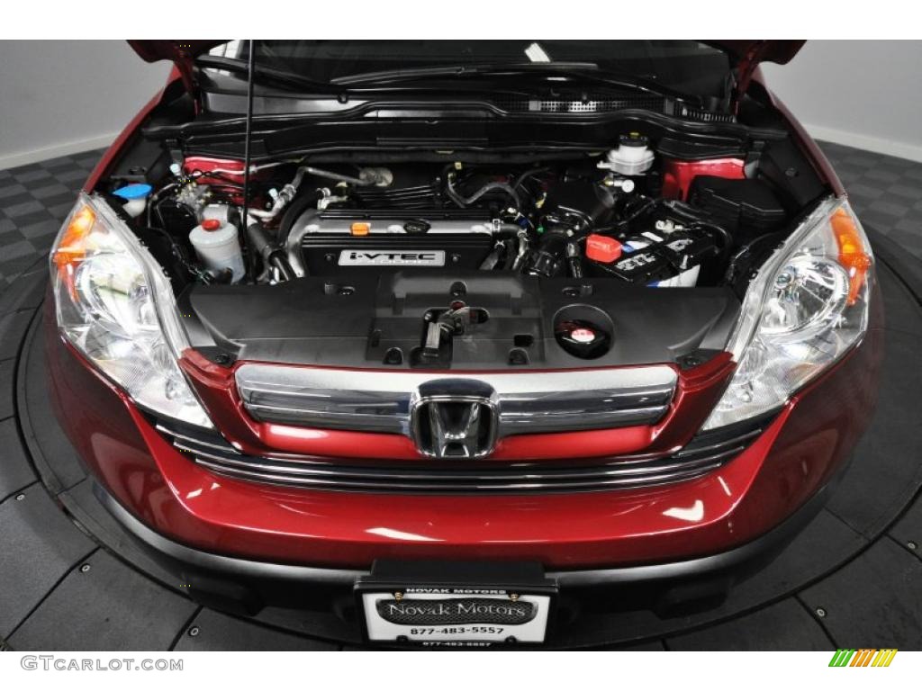 2008 CR-V EX 4WD - Tango Red Pearl / Gray photo #9